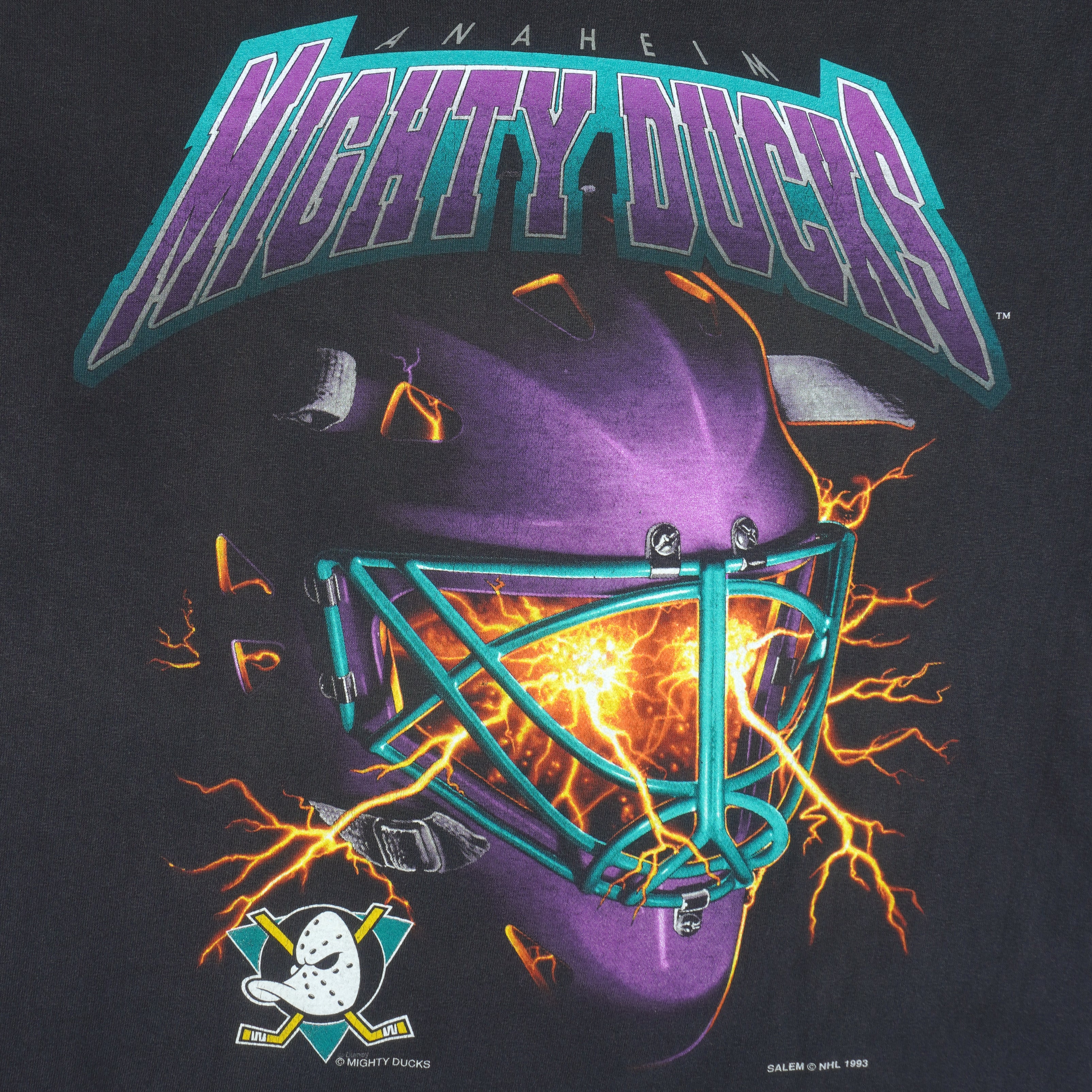 Anaheim Mighty Ducks Jerseys - 1990 Home Custom NHL Throwback Jersey
