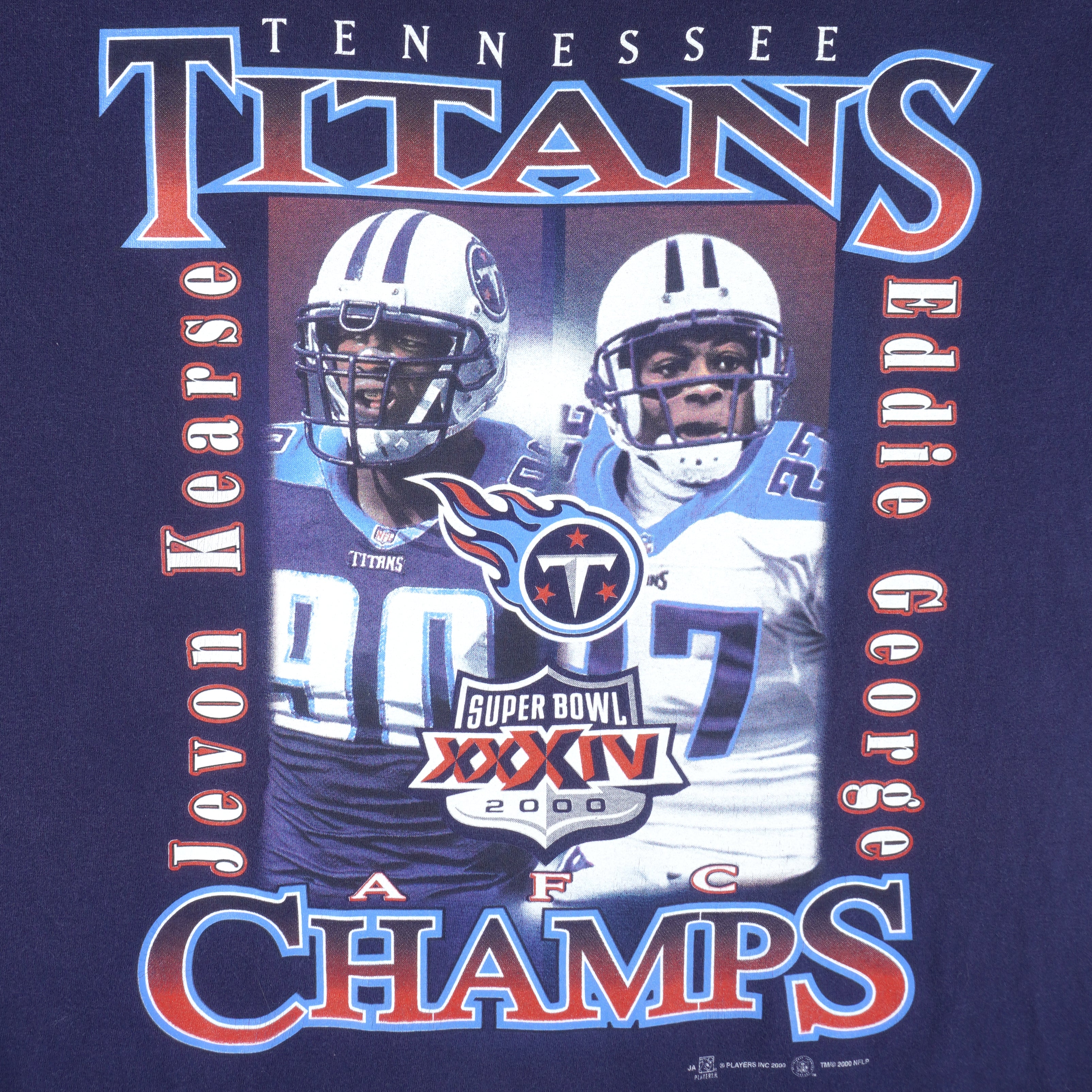 Eddie George Titans Jersey Vintage Champion - Tarks Tees