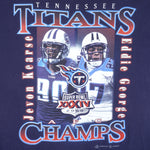 NFL (Sport Attack) - Tennessee Titans AFC Champs Kearse & George T-Shirt 2000 Large Vintage Football