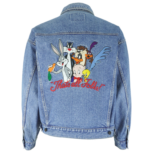 Vintage Harley Davidson Looney Tunes denim store jacket