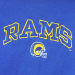 NFL (Competitor) - St. Louis Rams Embroidered Crew Neck Sweatshirt 1990s Medium Vintage Retro Football