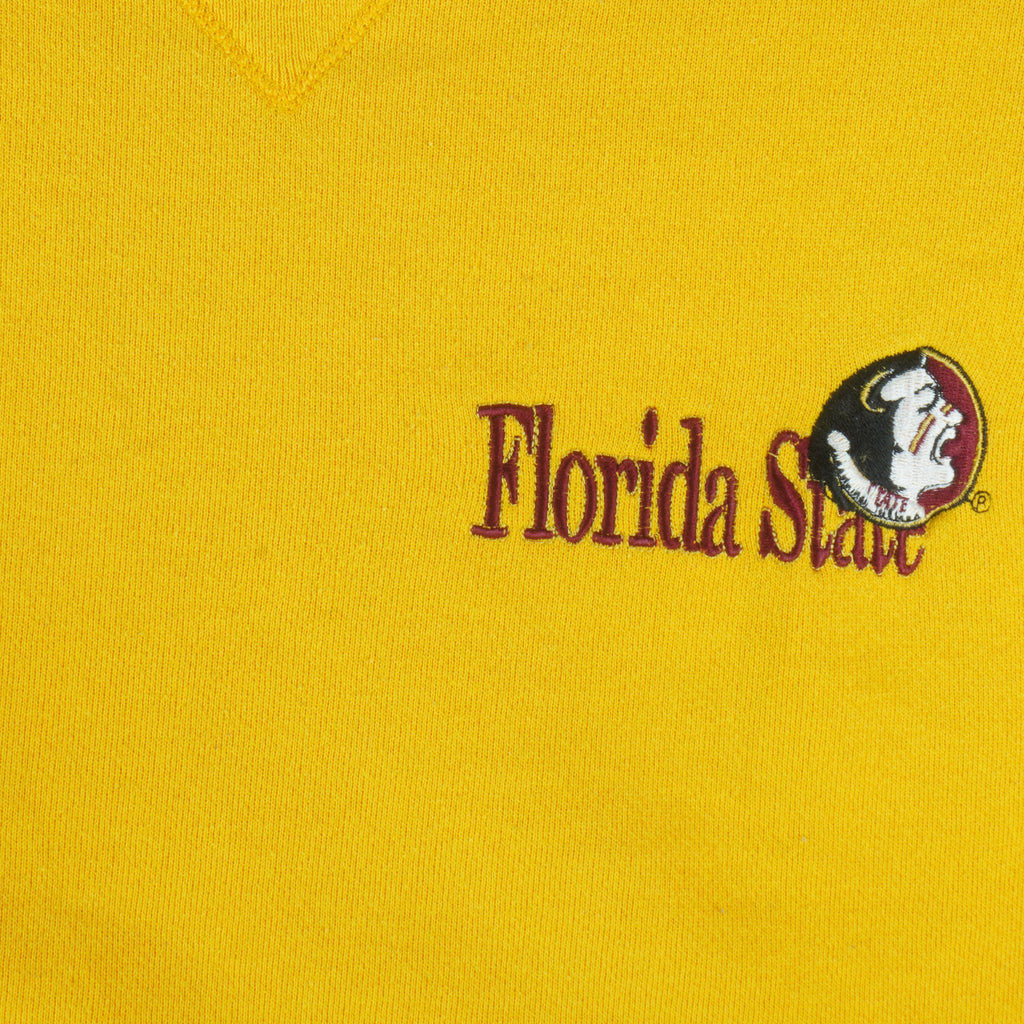 NCAA (Signal Sports) - Florida State Seminoles Embroidered Crew Neck Sweatshirt 1990s X-Large Vintage College