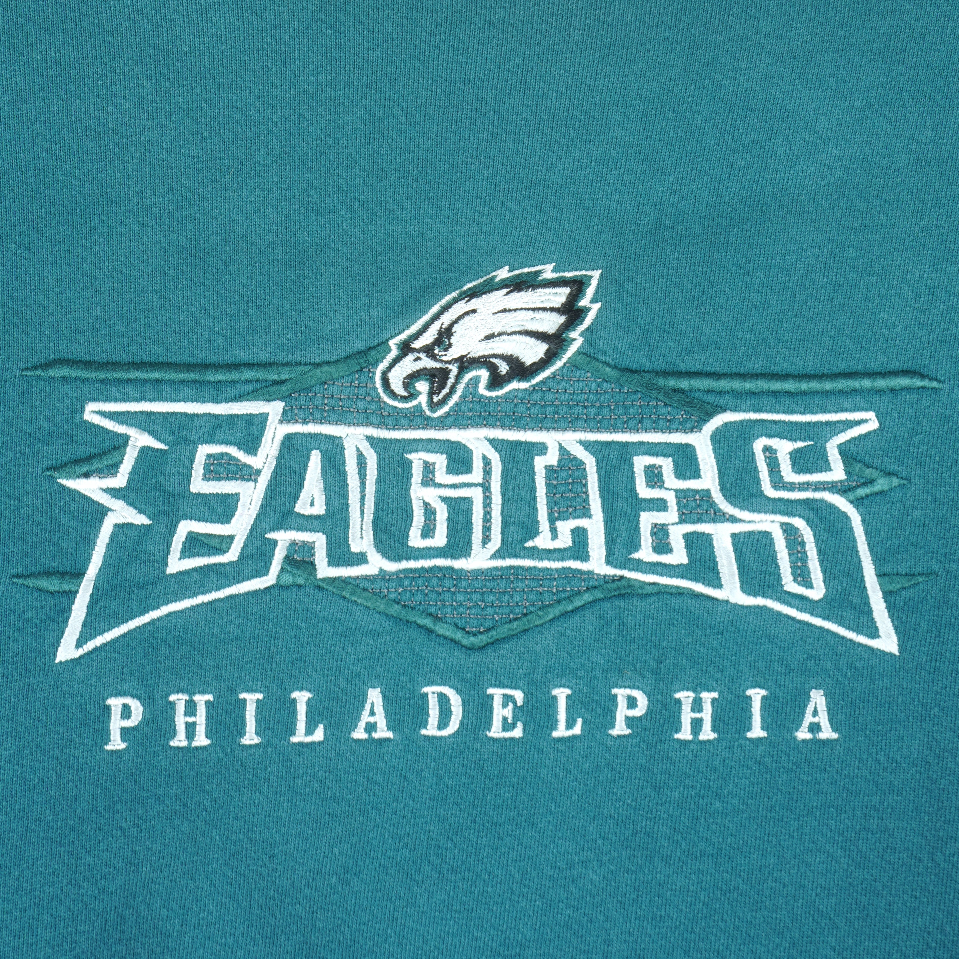 90's Philadelphia Eagles Midnight Green NFL Crewneck Sweatshirt