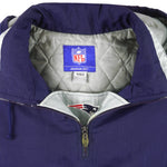 Reebok - New England Patriots Hooded Pullover Jacket 1990s Medium Vintage Retro Football