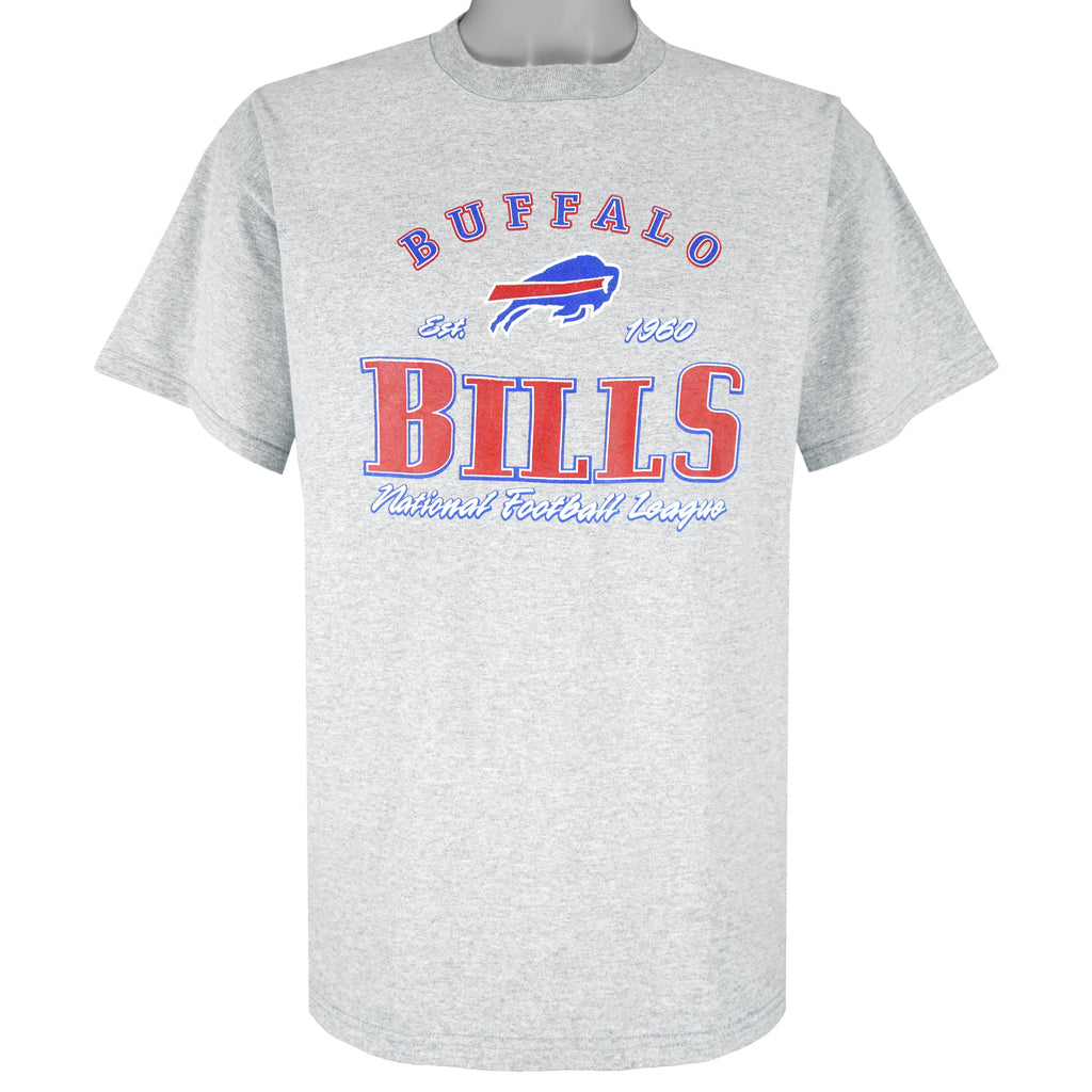 NFL (Delta) - Buffalo Bills Big Logo T-Shirt 1990s Large Vintage Retro Football