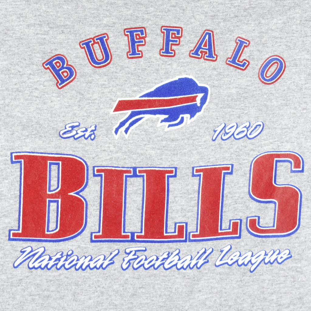 NFL (Delta) - Buffalo Bills Big Logo T-Shirt 1990s Large Vintage Retro Football