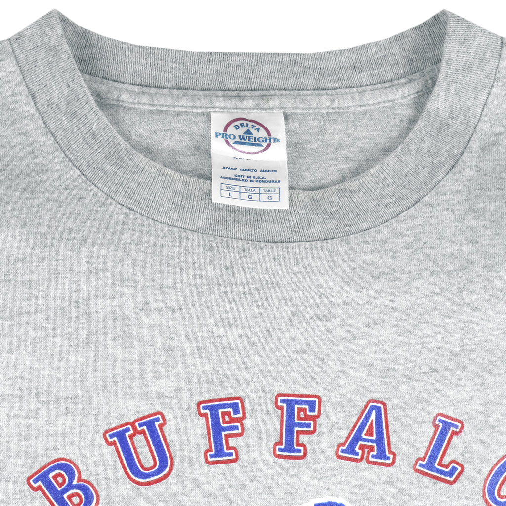 NFL (Delta) - Buffalo Bills Big Logo T-Shirt 1990s Large Vintage Retro Football