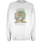 Vintage - Year of the Tiger Crew Neck Sweatshirt 1998 X-Large Vintage Retro