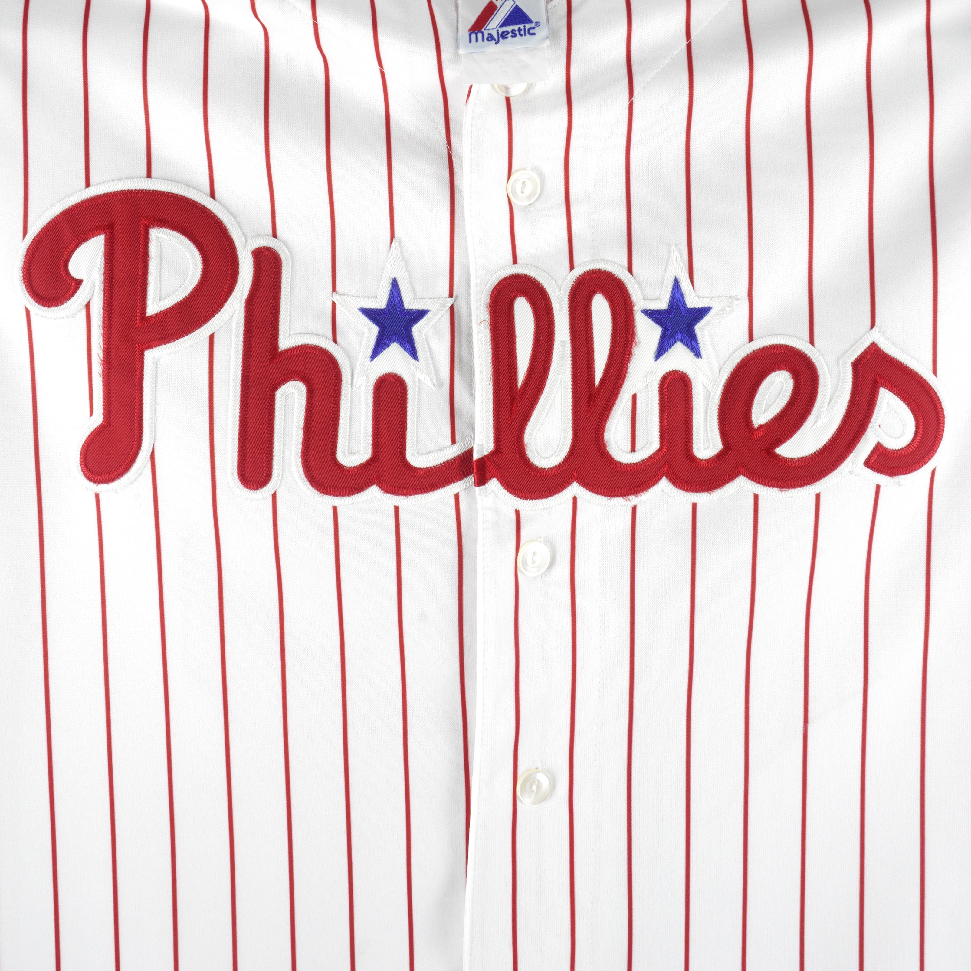 90's Philadelphia Phillies Starter Pinstripe Plain Logo MLB
