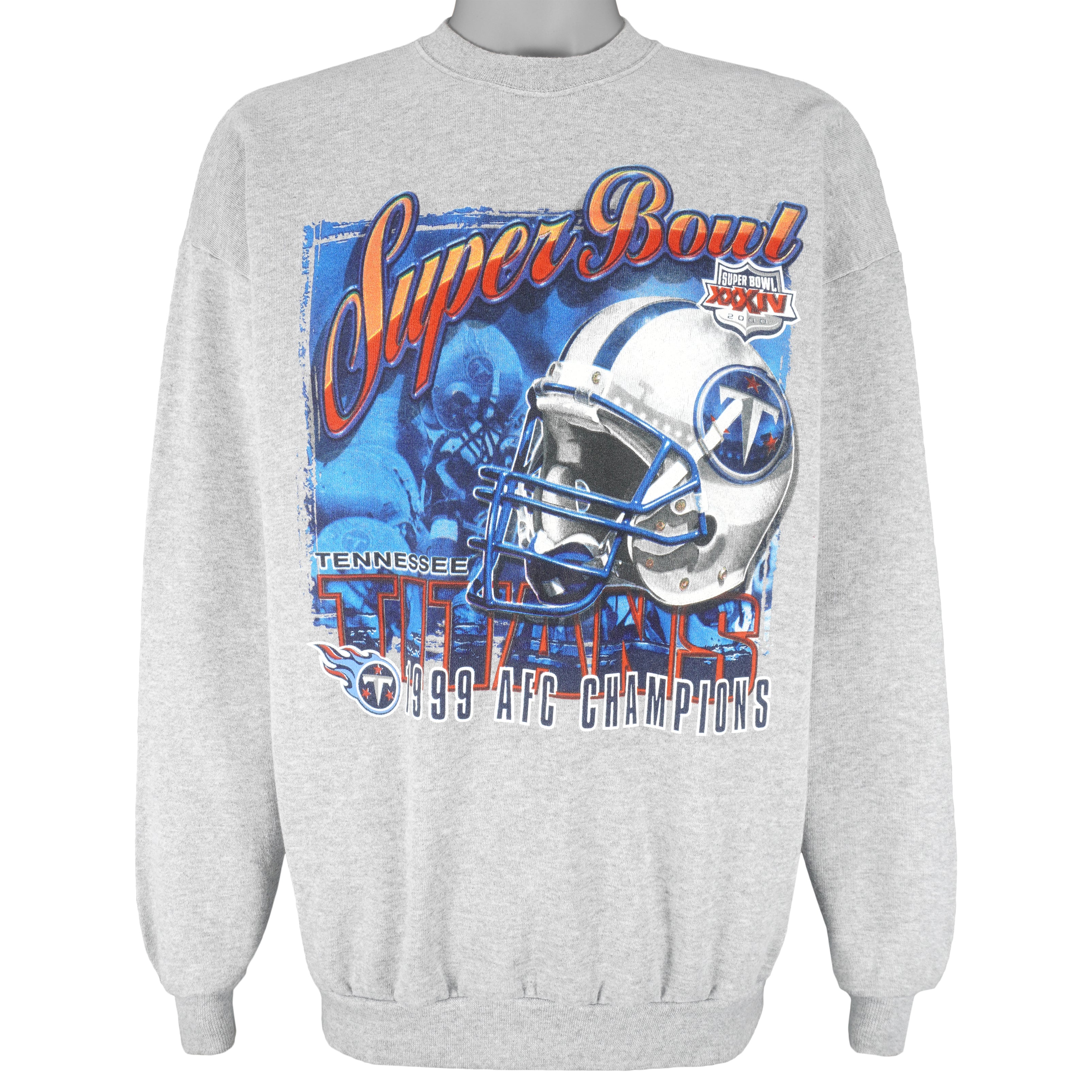 Tennessee Titans Retro 90's NFL Crewneck Sweatshirt