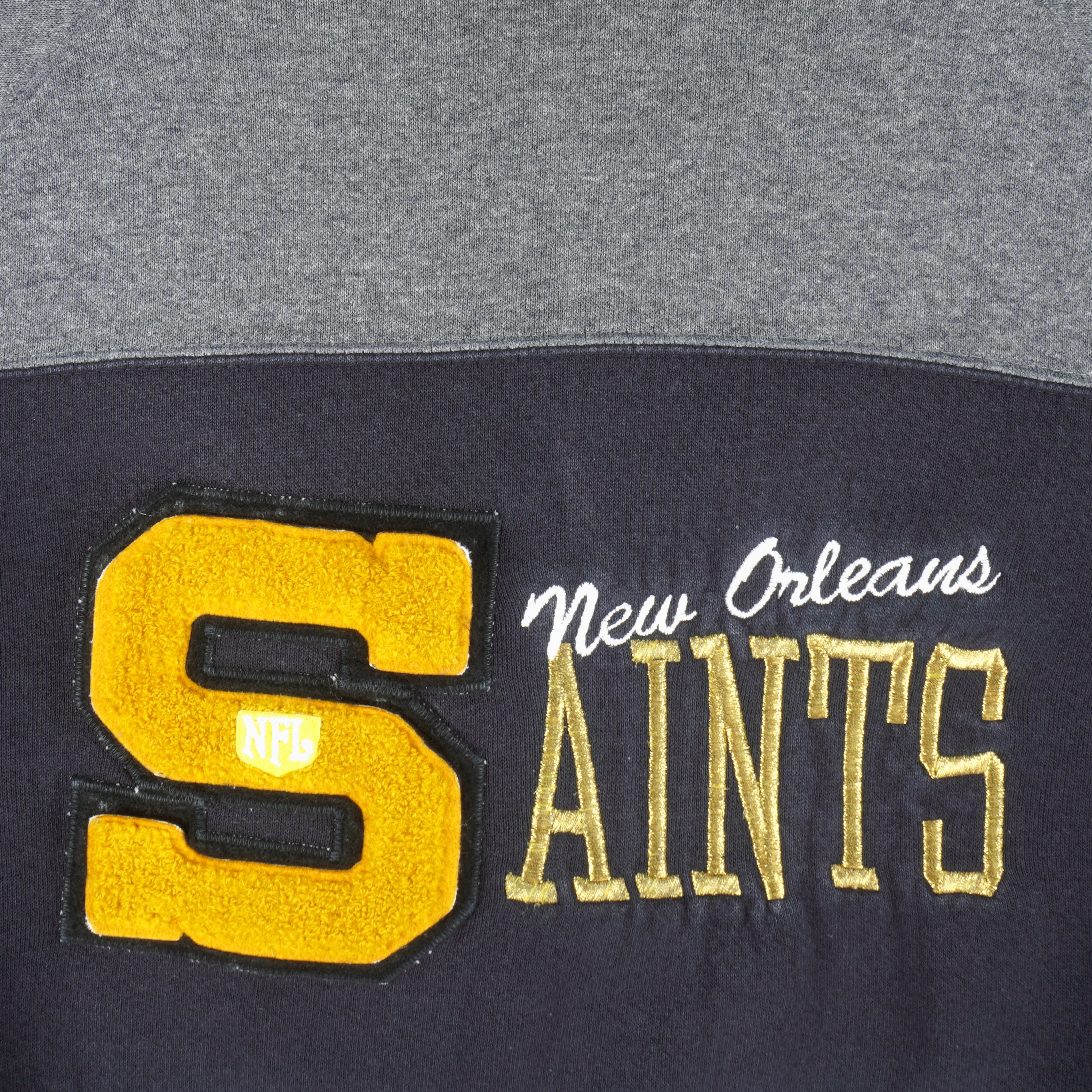 Vintage 90s New Orleans Saints NFL Football Crewneck Sweatshirt Black  Medium