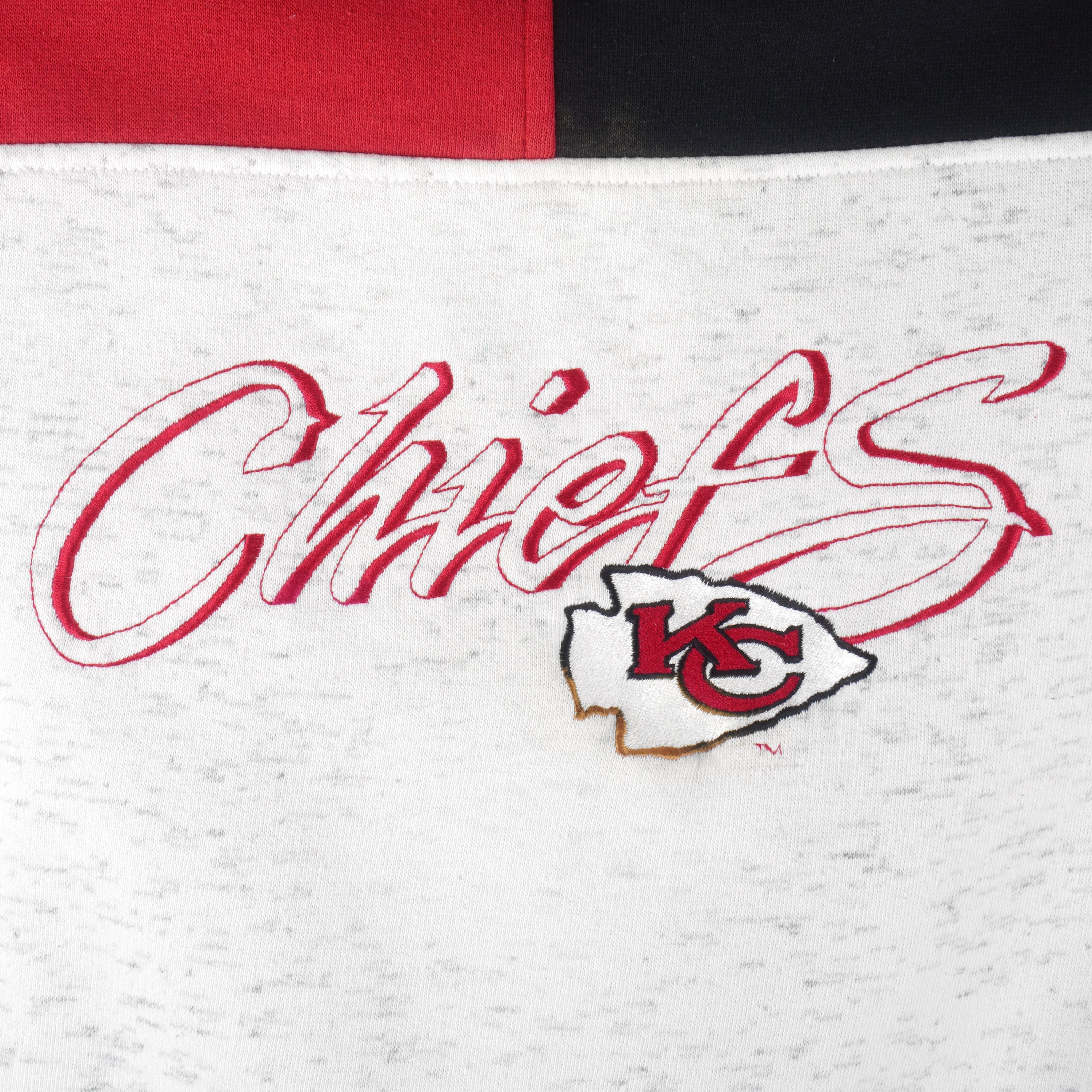 Vintage NFL (Logo 7) - Kansas City Chiefs Crew Neck Sweatshirt 1990 X-Large  – Vintage Club Clothing