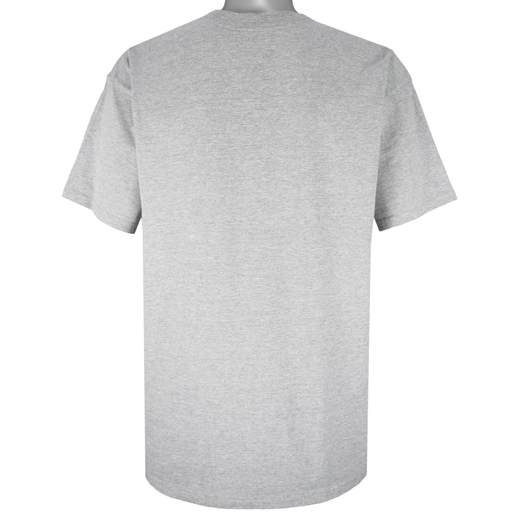 Nike - Grey Classic Since 1971 Single Stitch T-Shirt 1990s Large Vintage Retro