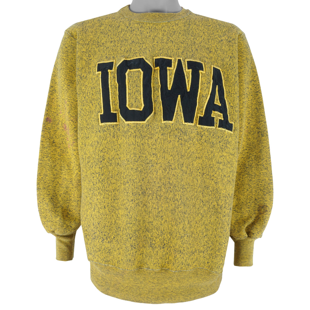 NCAA (MV Sportswear) - University of Iowa Crew Neck Sweatshirt 1990s XX-Large Vintage Retro Football College