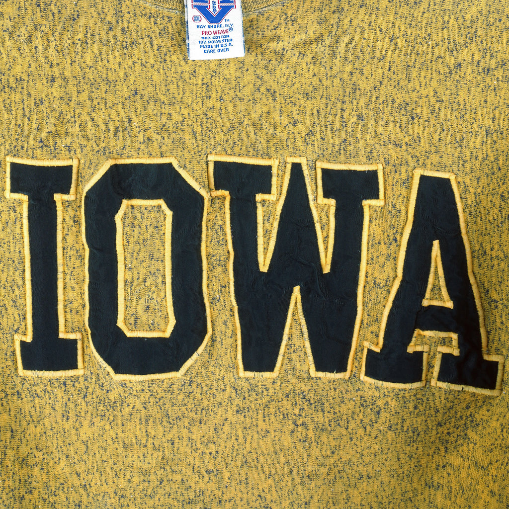 NCAA (MV Sportswear) - University of Iowa Crew Neck Sweatshirt 1990s XX-Large Vintage Retro Football College