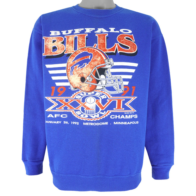 Vintage NFL (Trench) - Buffalo Bills VS Oilers Un-BILL-ievable Crew Neck  Sweatshirt 1993 X-Large – Vintage Club Clothing