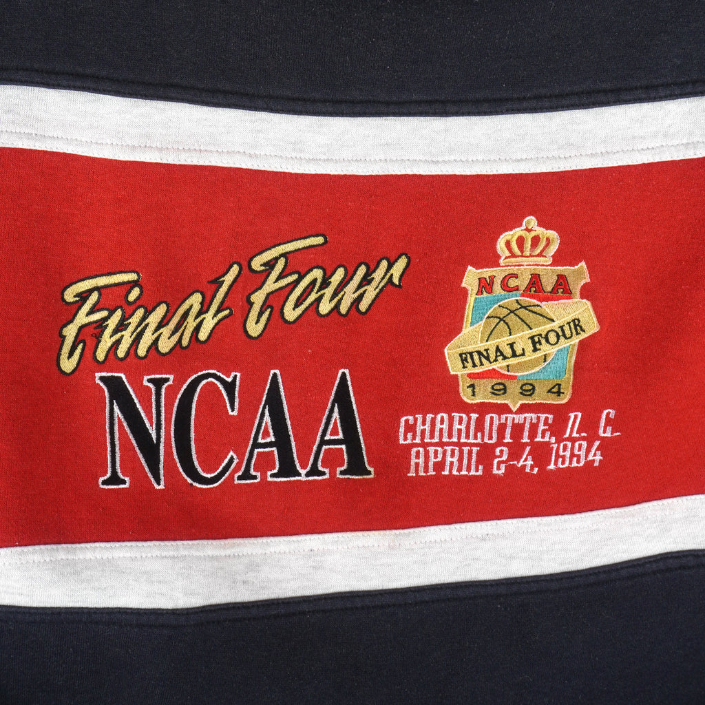 NCAA (Logo 7) - Final Four Embroidered Crew Neck Sweatshirt 1994 X-Large Vintage Retro Football