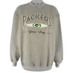 NFL (Lee) - Green Bay Packers Embroidered Crew Neck Sweatshirt 1990s X-Large