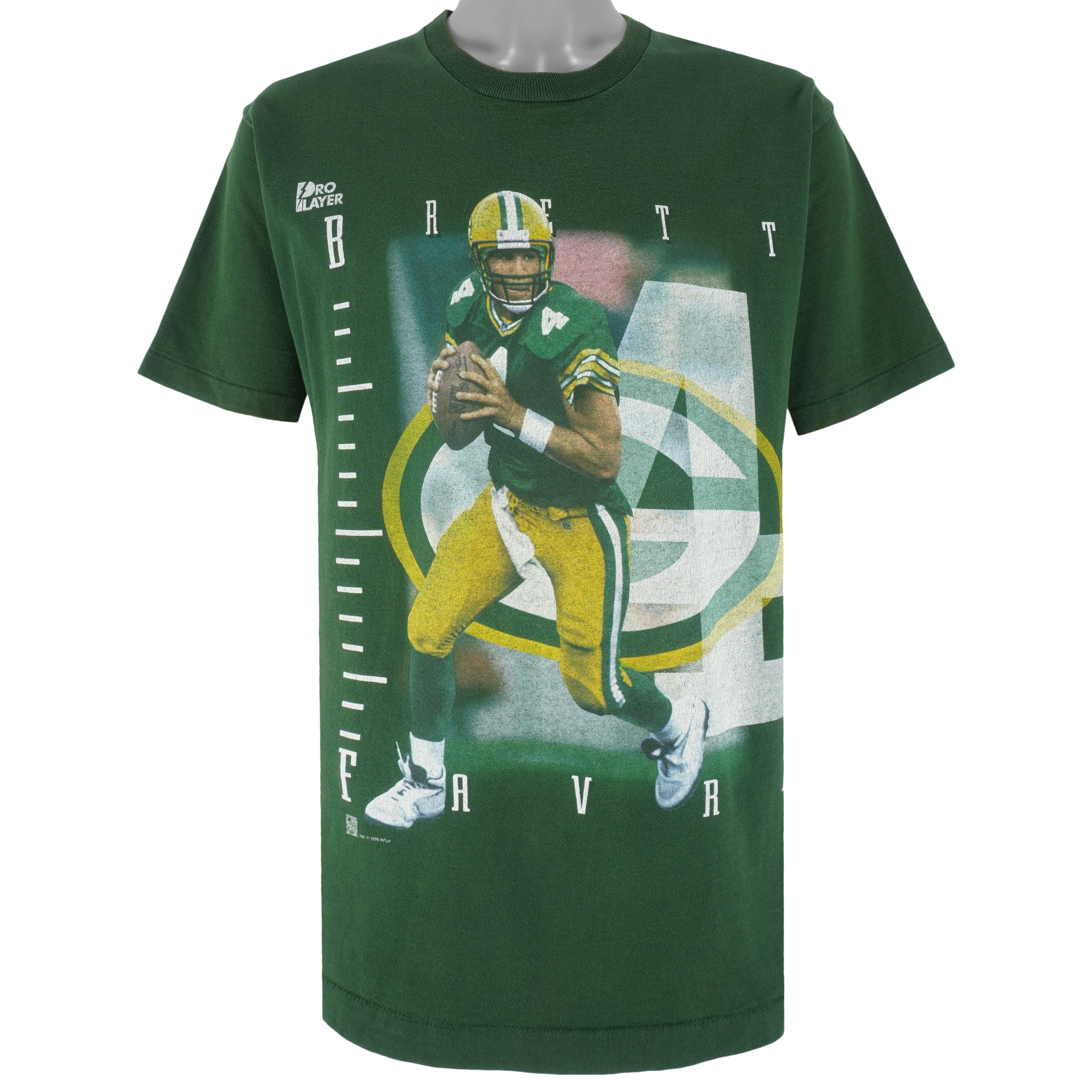 90s Brett Favre Green Bay Packers Football t-shirt Youth Large - The  Captains Vintage