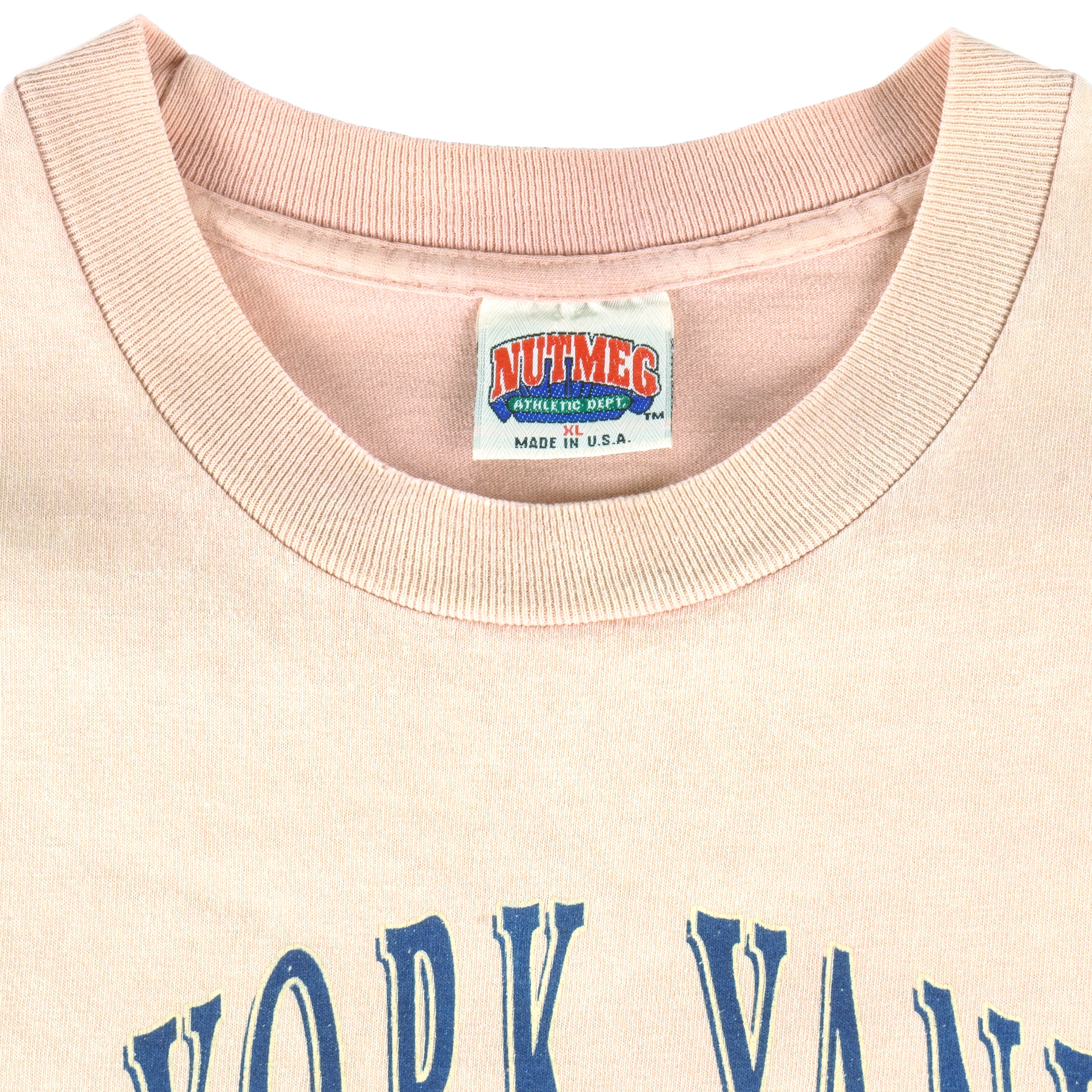 Vintage Champion New York Yankees Tee Blue T-Shirt 80s 50/50 Single Stitch  Sz XL