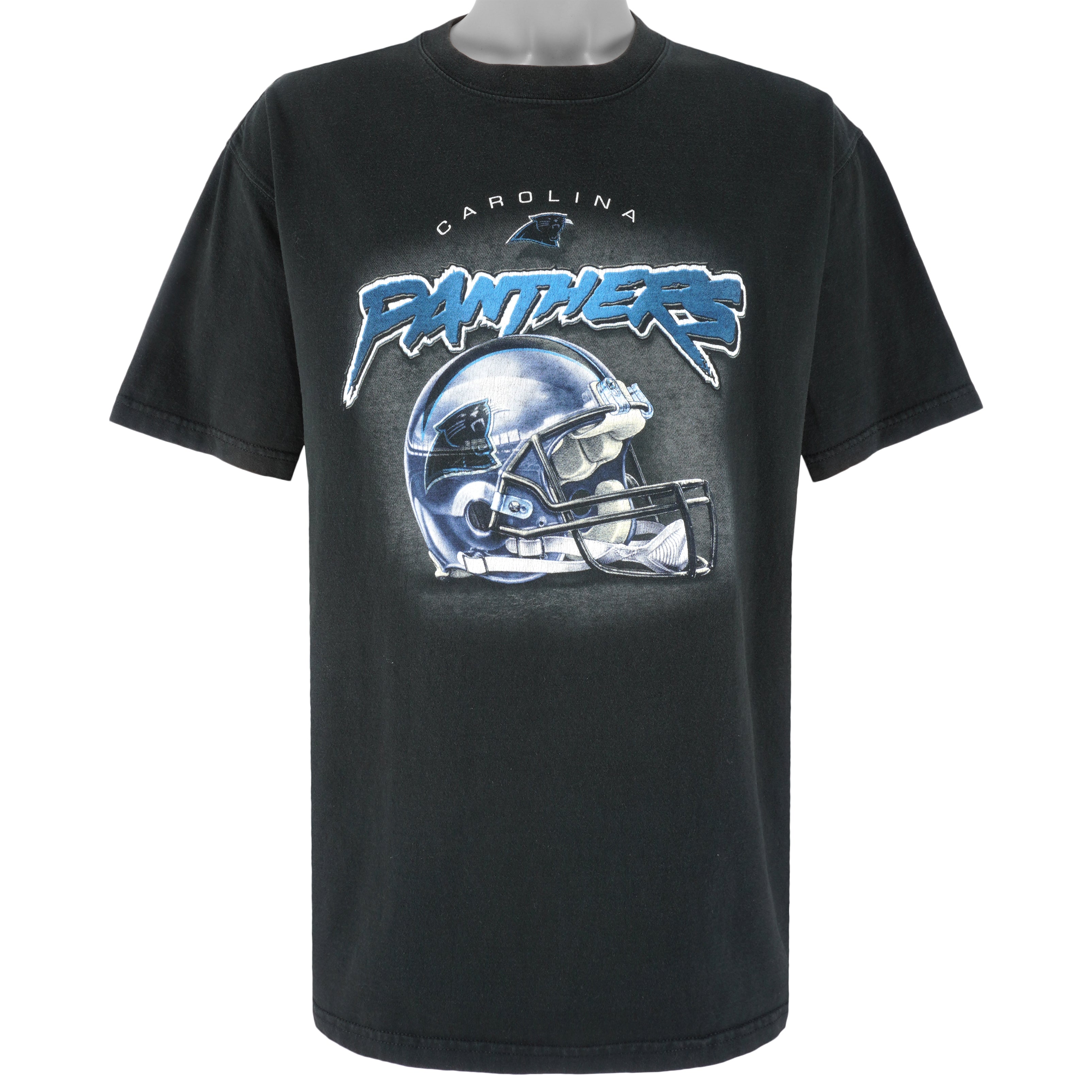 90s Carolina Panthers NFL Football Helmet t-shirt Medium - The