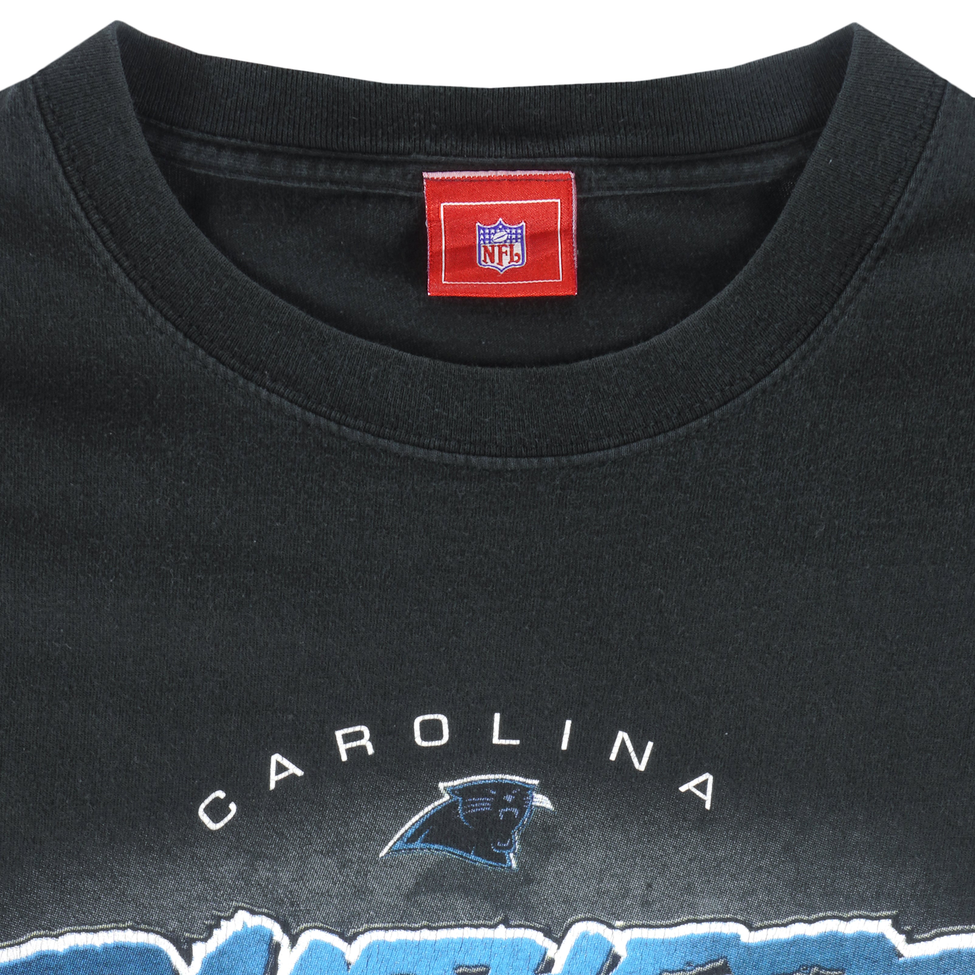 90s Carolina Panthers NFL Football Helmet t-shirt Medium - The