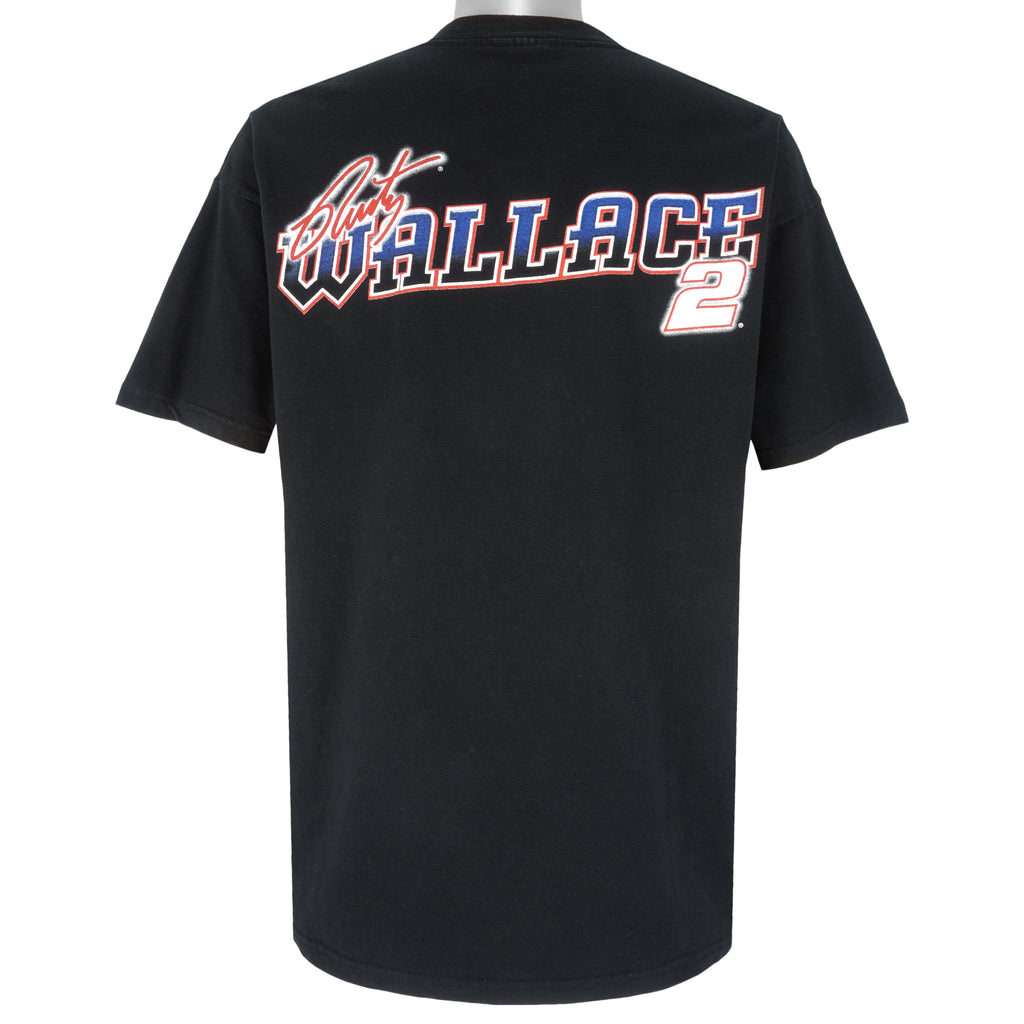 NASCAR - Rusty Wallace Last One In Is Buying Miller Lite T-Shirt 1990s X-Large Vintage Retro