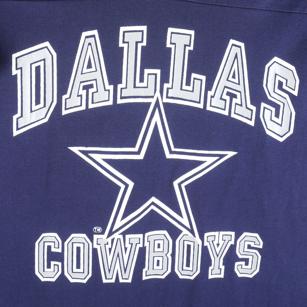 NFL (Logo 7) - Dallas Cowboys Football Jersey 1990s Large Vintage Retro Football