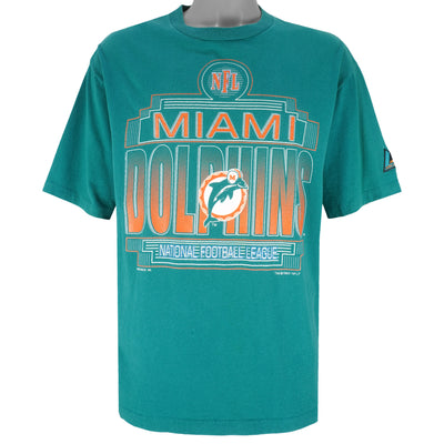 Vintage NFL (Dynasty) - Miami 'Dolphins' Helmet T-Shirt 1990's Medium –  Vintage Club Clothing