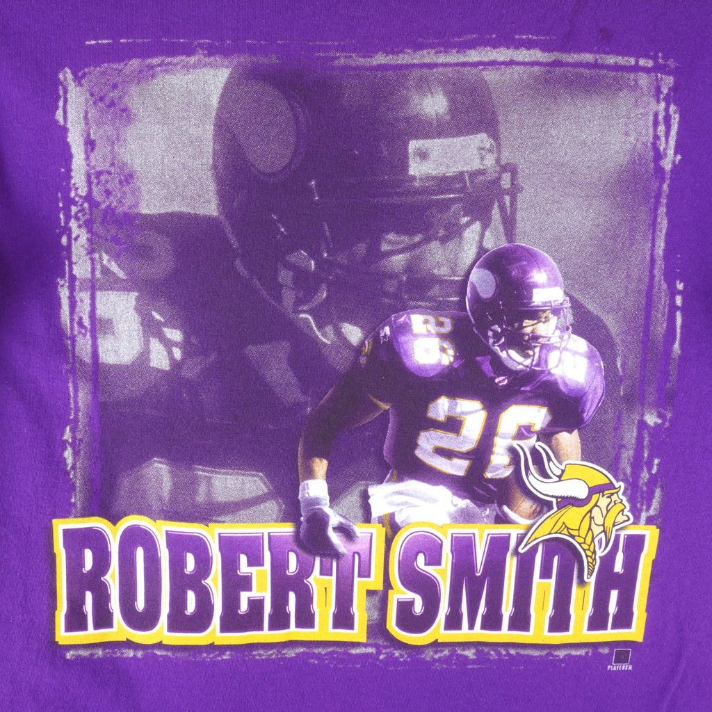 Starter - Minnesota Vikings Robert Smith T-Shirt 1990s Medium Vintage Retro Football