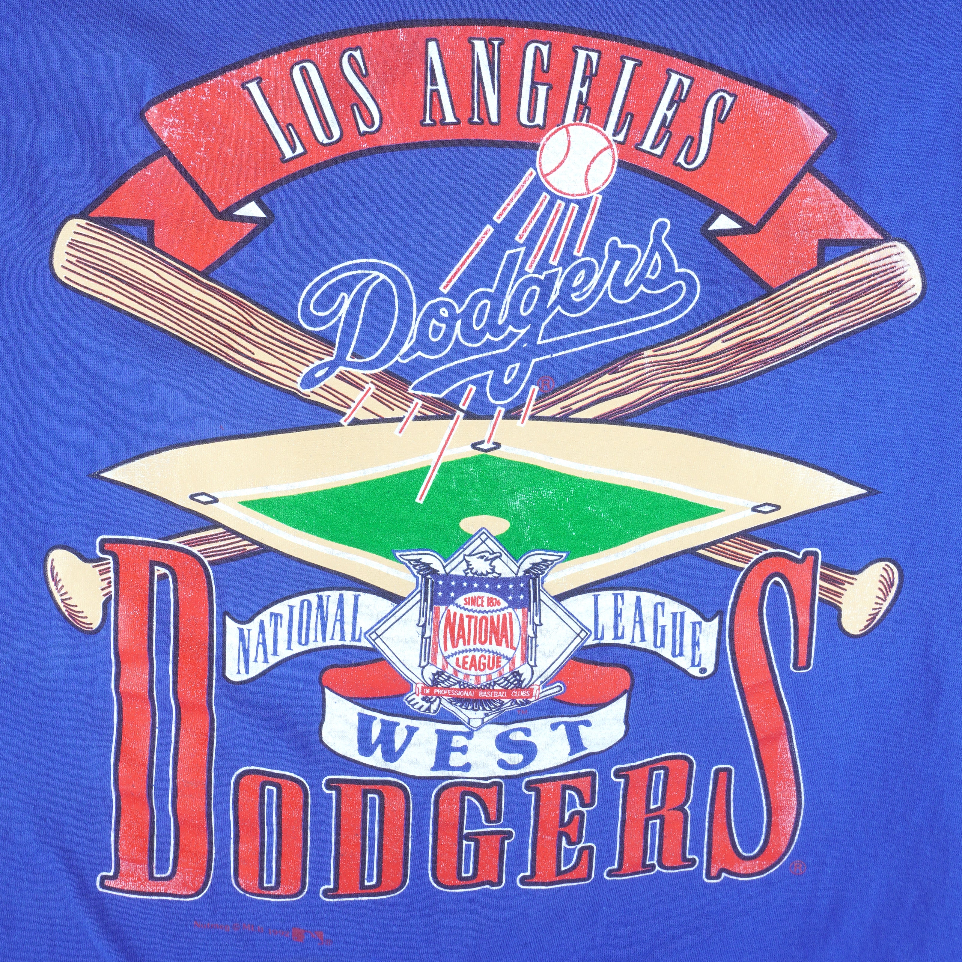 Dodgers T-shirt 1980s Vintage Baseball Tee 