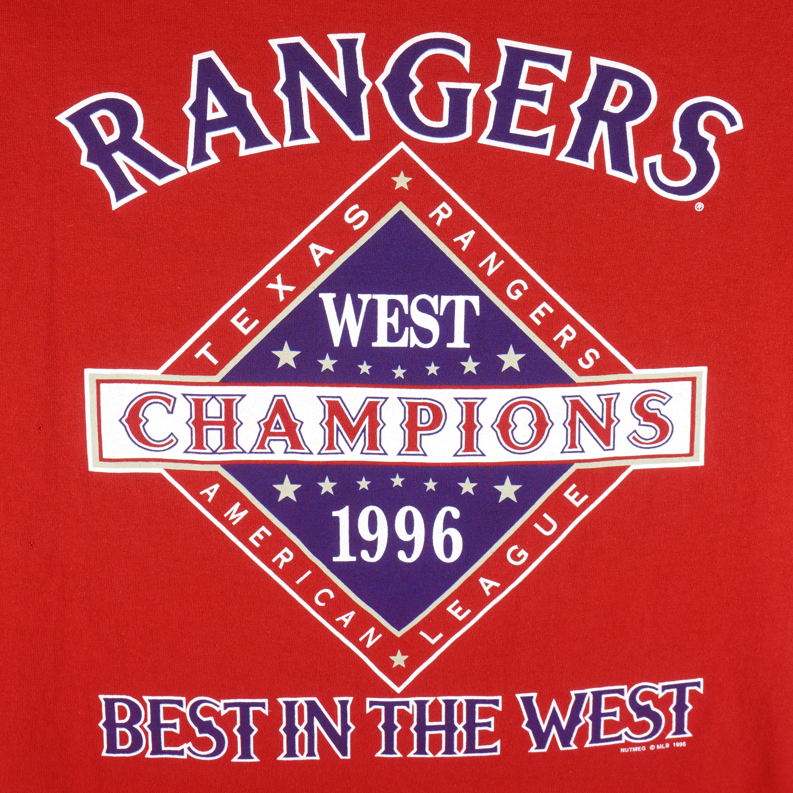 Official Vintage 90s Mlb Texas Rangers Baseball Shirt