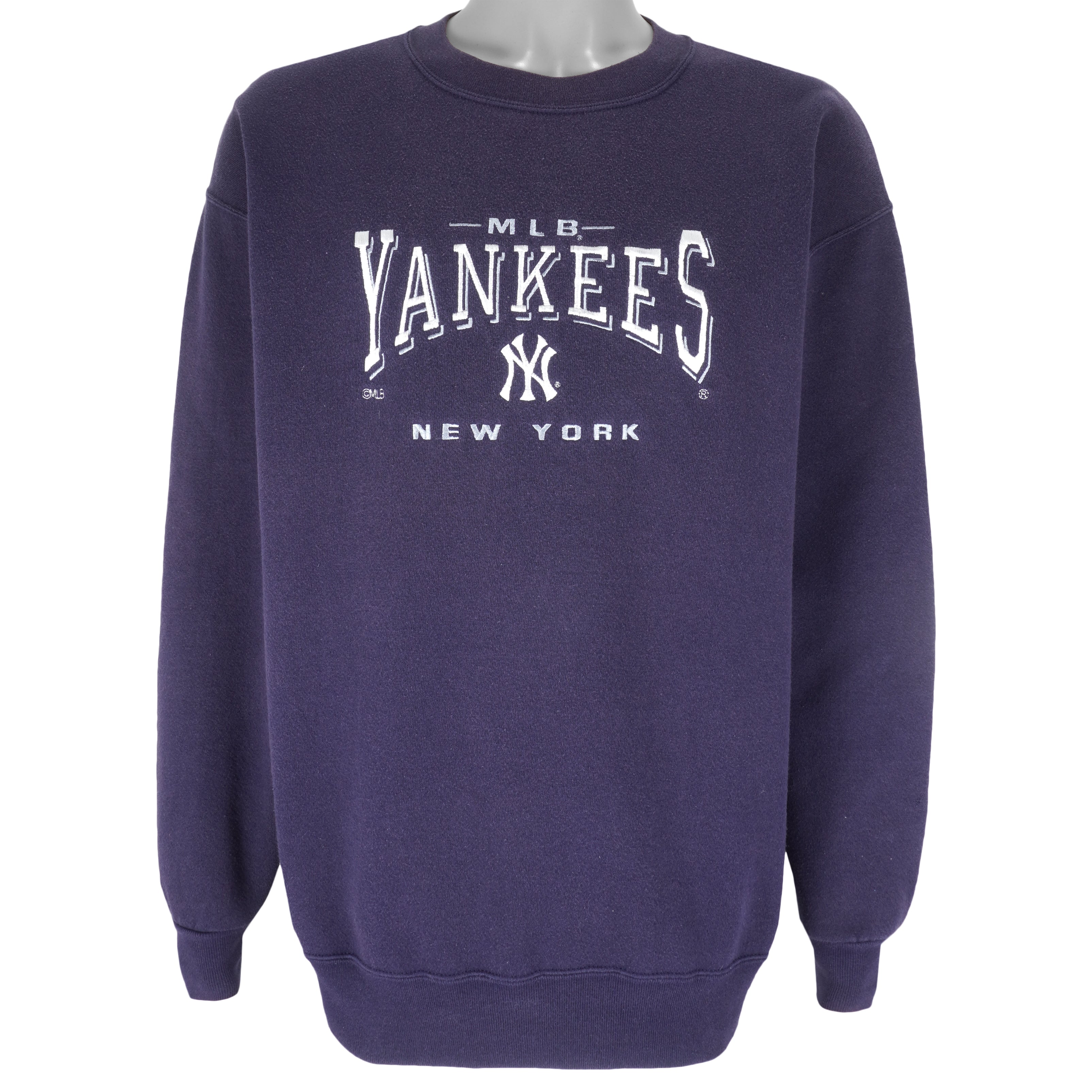 New Era Oversized New York Yankees Embroidery Logo Hoodie, Purple