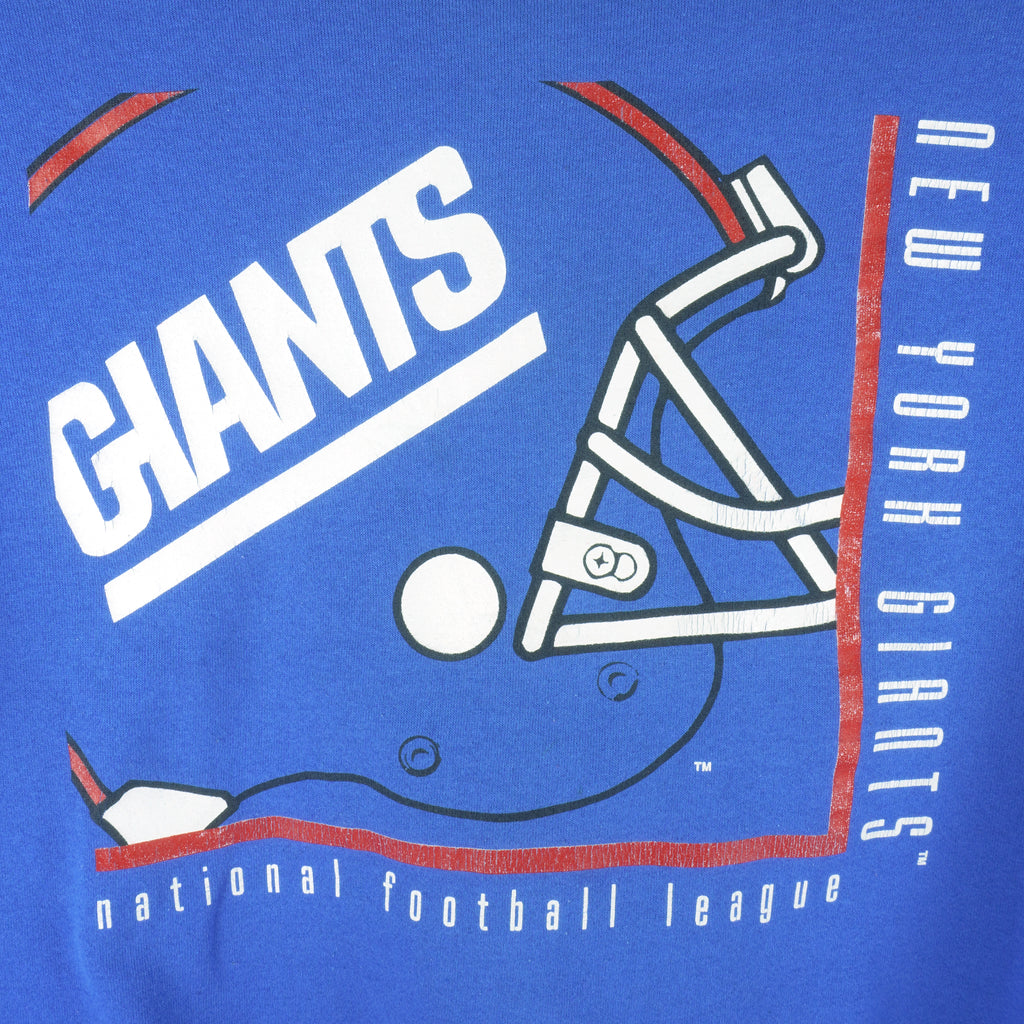 NFL (Hanes) - New York Giants Helmet Crew Neck Sweatshirt 1990s XX-Large Vintage Retro Football