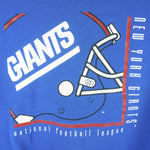 NFL (Hanes) - New York Giants Helmet Crew Neck Sweatshirt 1990s XX-Large Vintage Retro Football