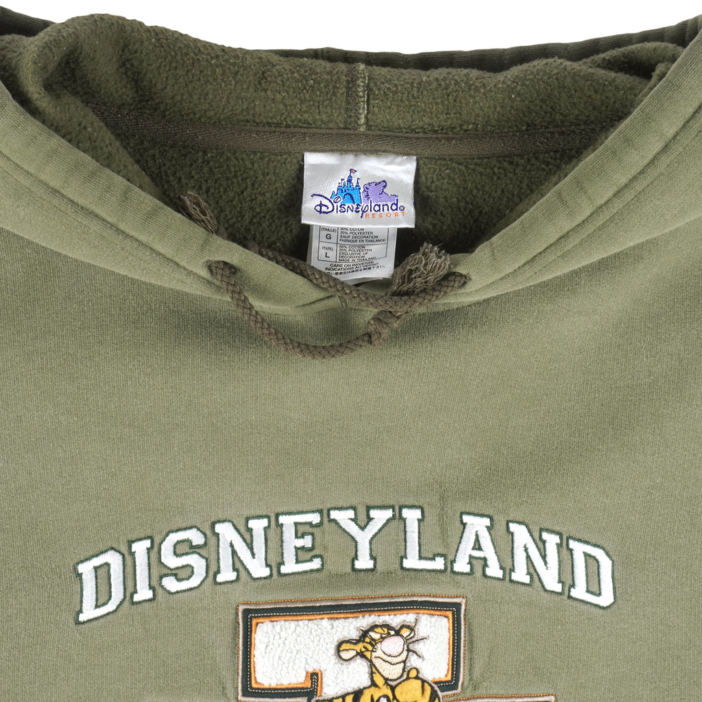 Disney - Green Tigger Embroidered Crew Neck Sweatshirt 1990s Large Vintage Retro