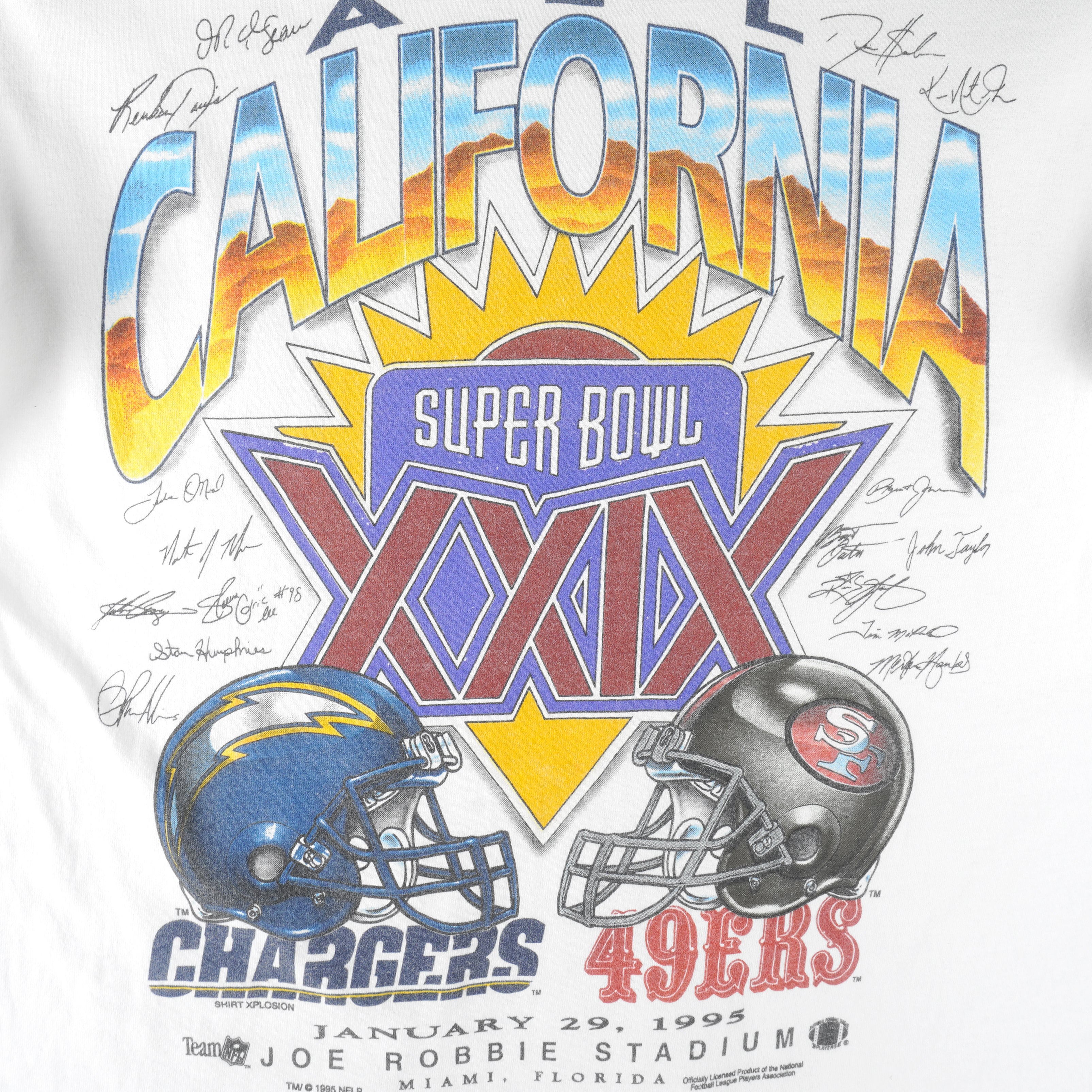 Vintage NFL - Super Bowl 23th 49ers VS Bengals Helmet Sweatshirt 1989 Large  – Vintage Club Clothing