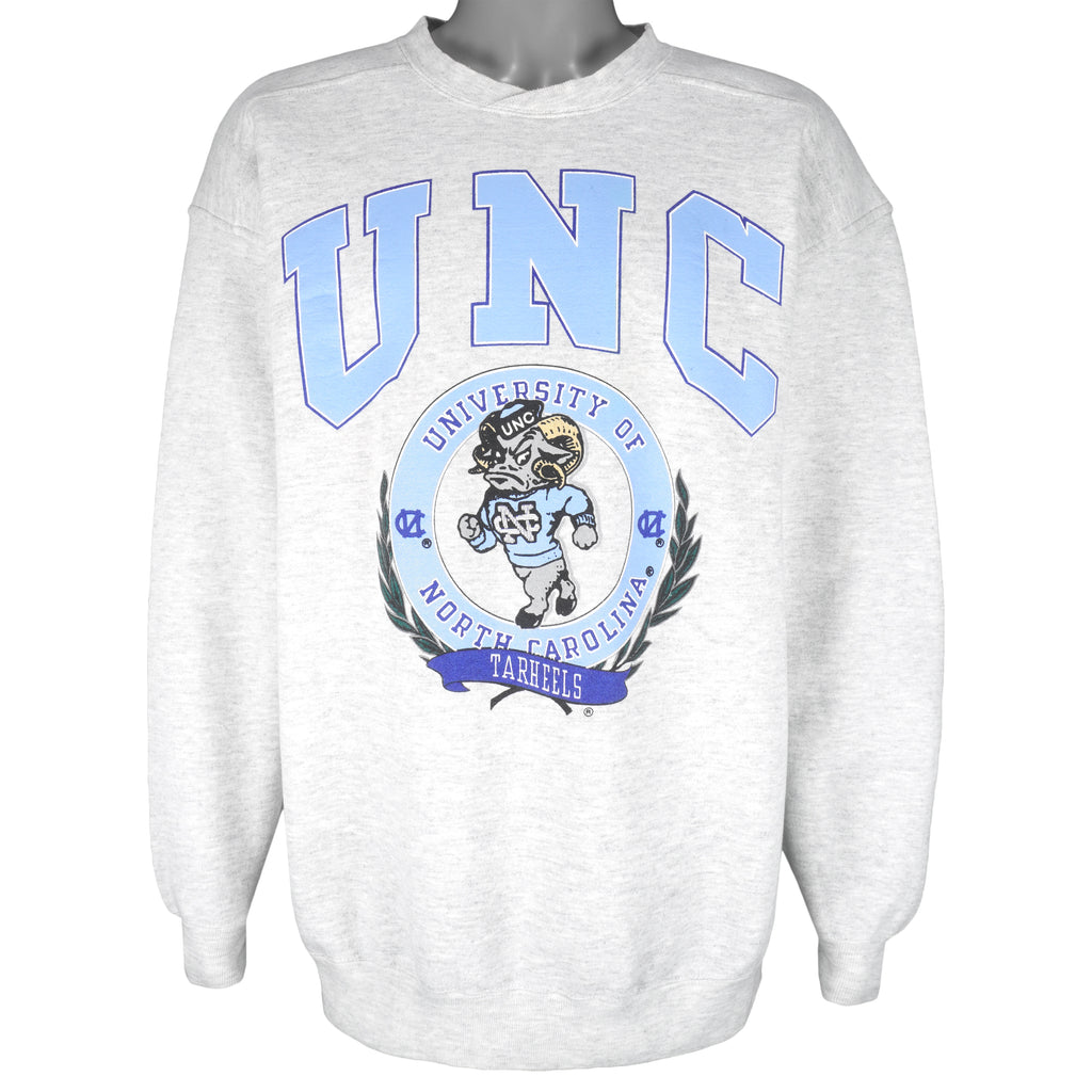 NCAA - North Carolina Tar Heels Crew Neck Sweatshirt 1990s Large