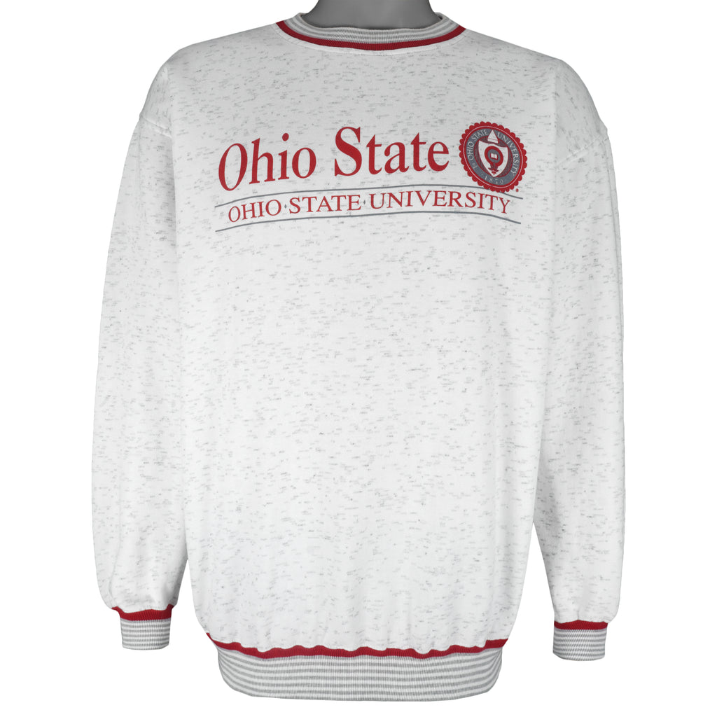 NCAA (Genus) - Ohio State University Crew Neck Sweatshirt 1990s Medium Vintage Retro Football College