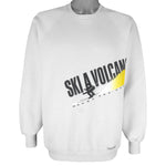 Vintage (Crazy Shirt) - Ski A Volcano Mauna Kea Hawaii Crew Neck Sweatshirt 1990s Large