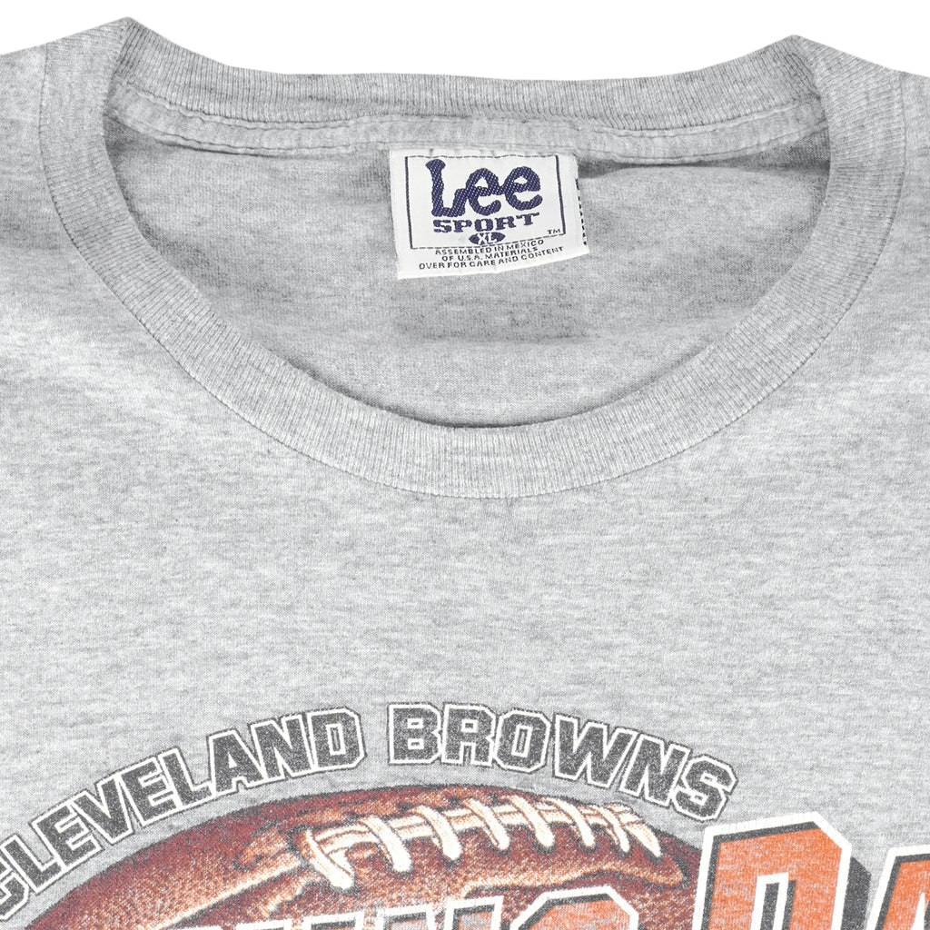 NFL (Lee) - Cleveland Browns Opening Day Single Stitch T-Shirt 1999 Large Vintage Retro Football