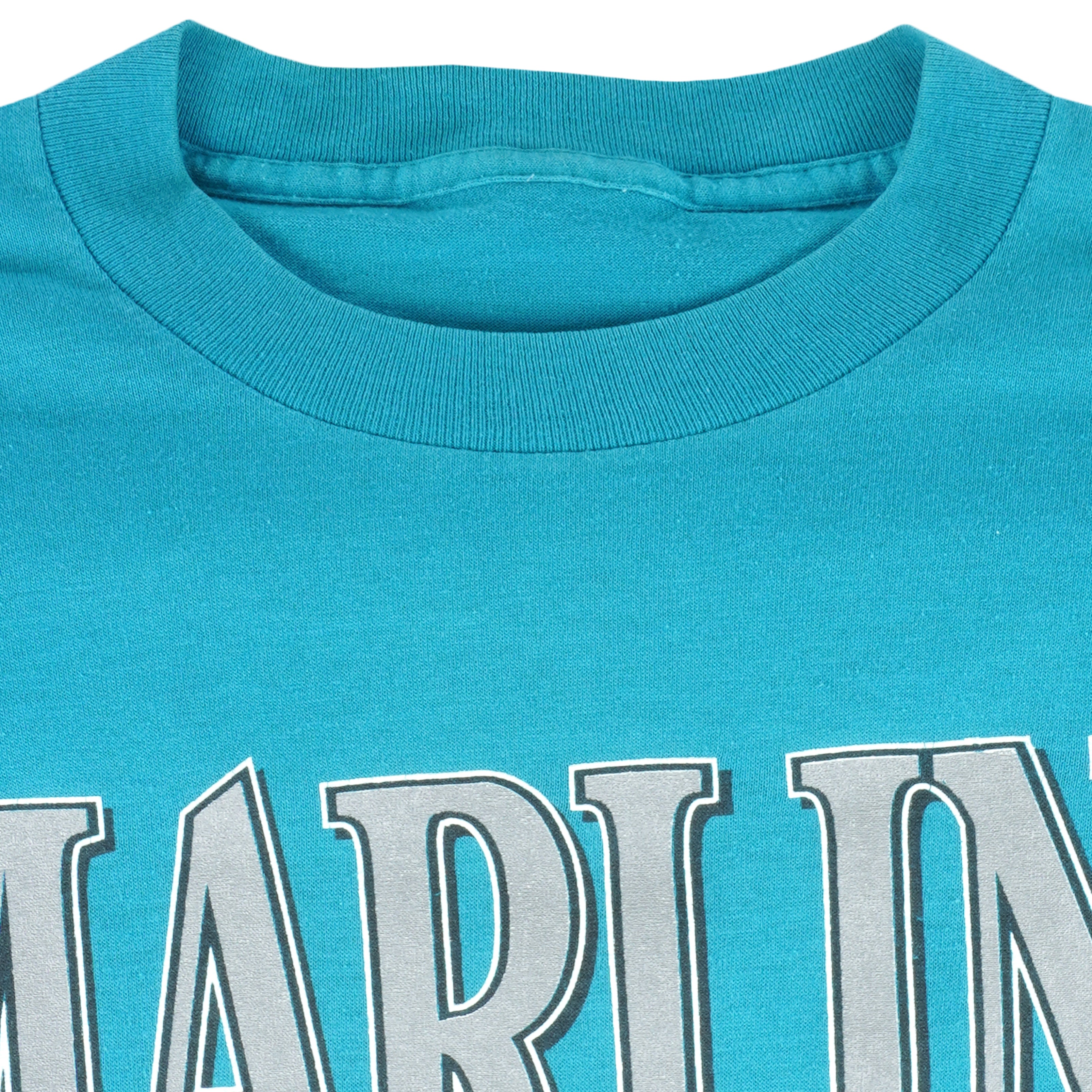 Vintage MLB (Nutmeg) - Florida Marlins Single Stitch T-Shirt 1992 X-Large