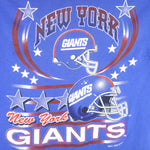 NFL (Logo 7) - New York Giants Single Stitch T-Shirt 1995 X-Large Vintage Retro Football