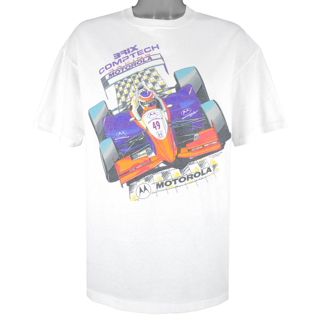 Vintage (Hanes) - Brix Comptech Racing Motorola  T-Shirt 1990s X-Large Vintage Retro