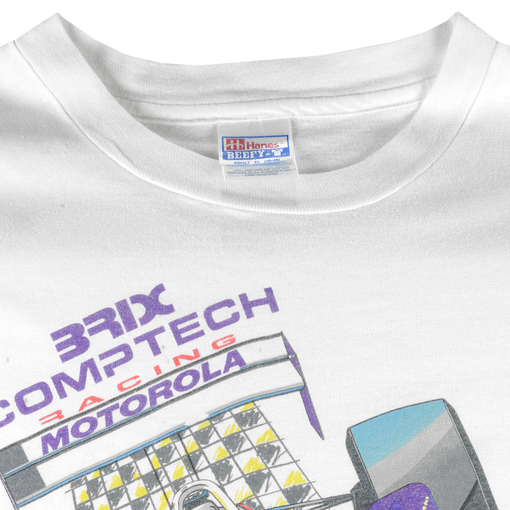 Vintage (Hanes) - Brix Comptech Racing Motorola T-Shirt 1990s X-Large Vintage Retro