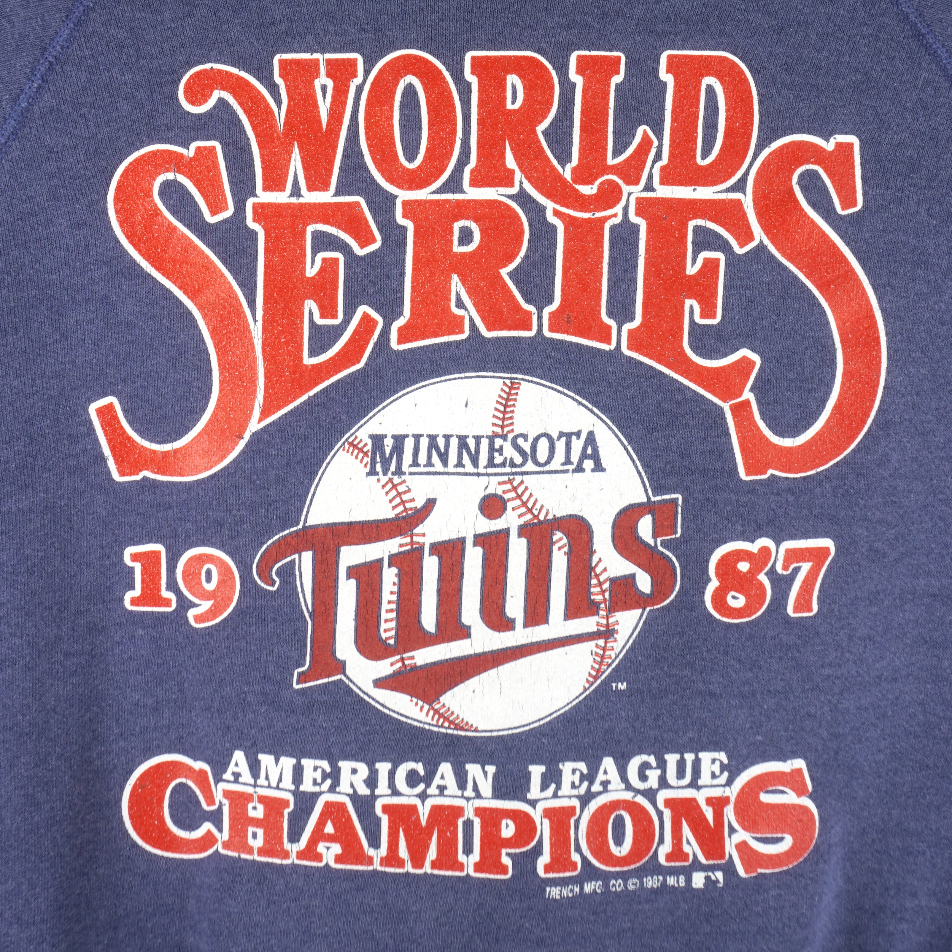 Vintage 1987 Minnesota Twins MLB Champions Crewneck Sweatshirt