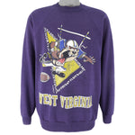 NCAA (Hanes) - West Virginia Mountaineers X Taz Crew Neck Sweatshirt 1996 X-Large Vintage Retro Football College