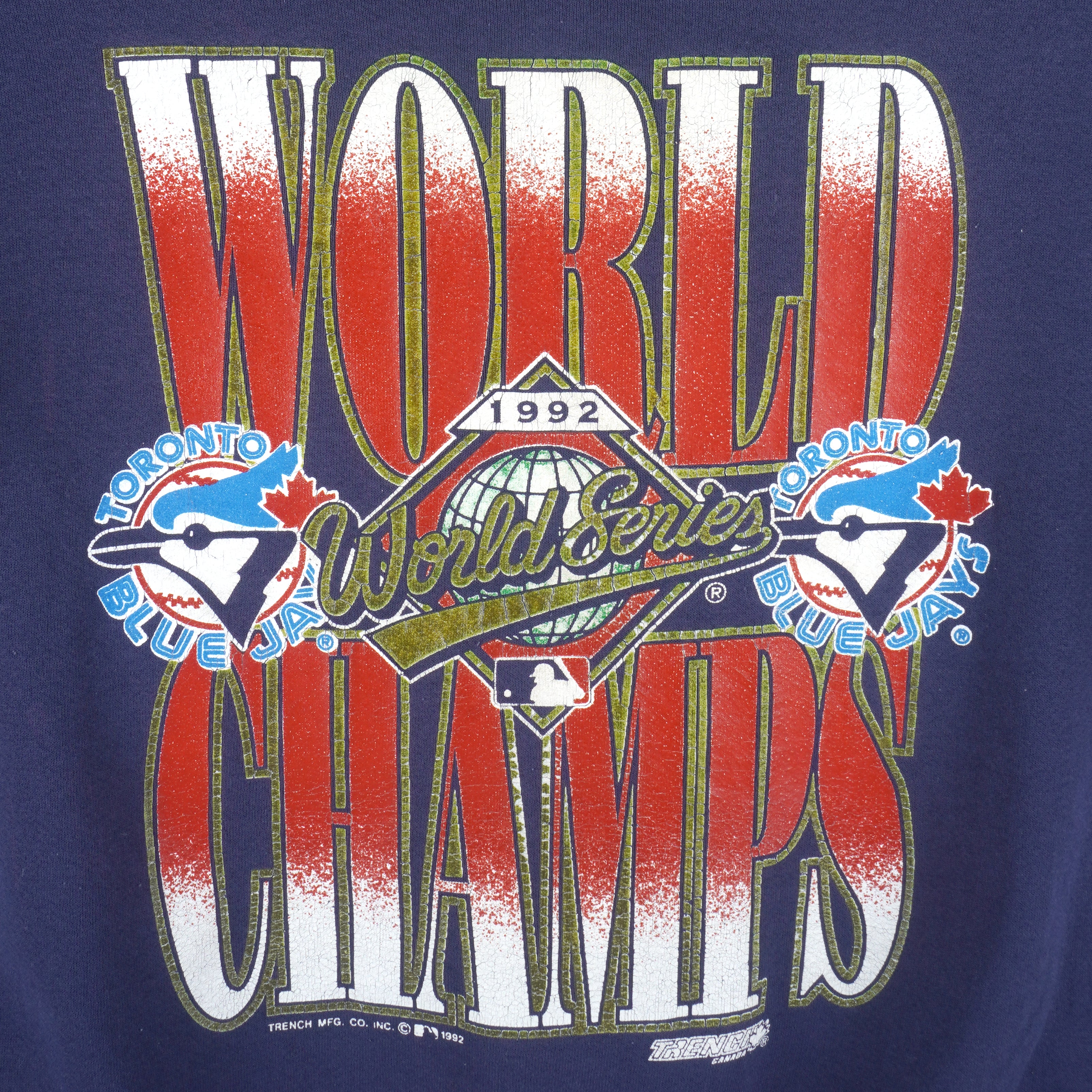vintage 1992 1993 Toronto Blue Jays MLB World Series Champions Sweatshirt XL