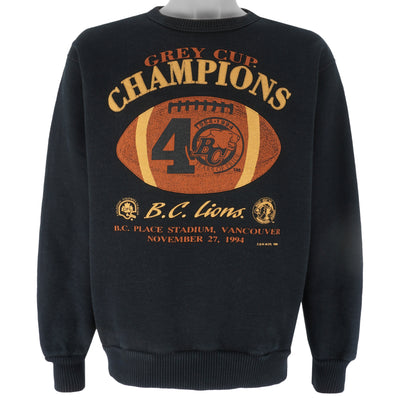 Vintage 80th 1992 CFL Grey offers Cup Championship Sweatshirt Stampeders Blue Bombers