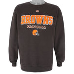 NFL - Cleveland Browns Crew Neck Sweatshirt 1990s Medium